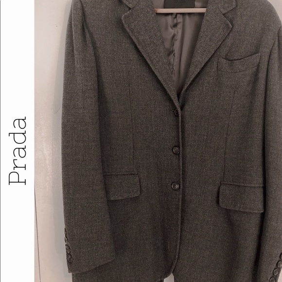 Prada Wool Blazer Authentic Oversize Suit - Picture 2 of 8
